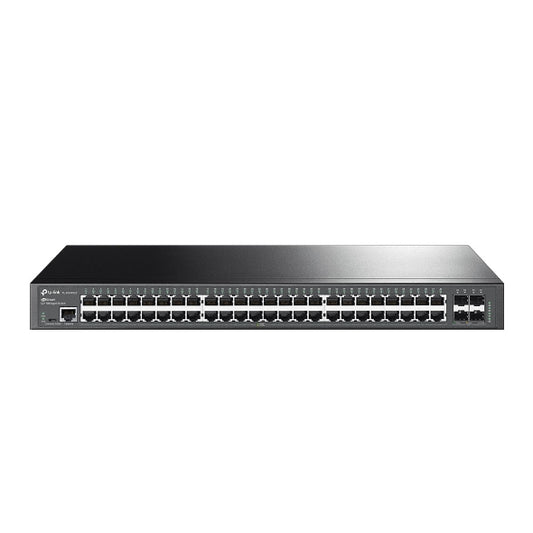 TP-Link SG3452X Omada 48-Port Gigabit L2 Managed Switch with 4 10GE SFP Slots, Integration with Omada SDN Controller, Static Routing, OAM, sFlow, DD