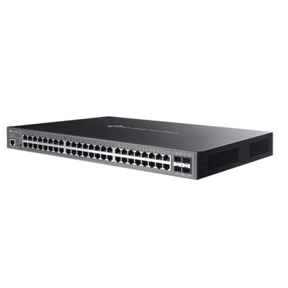 TP-Link SG3452XMPP Omada 48-Port Gigabit and 4-Port 10GE SFP L2 Managed Switch with 40-Port PoE  8-Port PoE