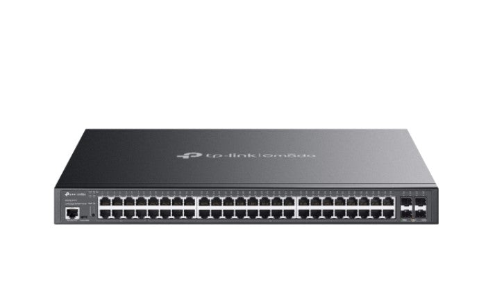 TP-Link SG3452XMPP Omada 48-Port Gigabit and 4-Port 10GE SFP L2 Managed Switch with 40-Port PoE  8-Port PoE