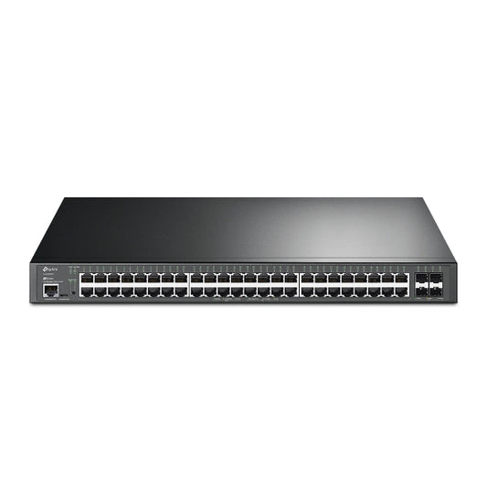 TP-Link SG3452XP Omada 48-Port PoE Gigabit L2 Managed Switch with 4 10GE SFP Slots, Integration with Omada SDN Controller,Static Routing, OAM, DDM,