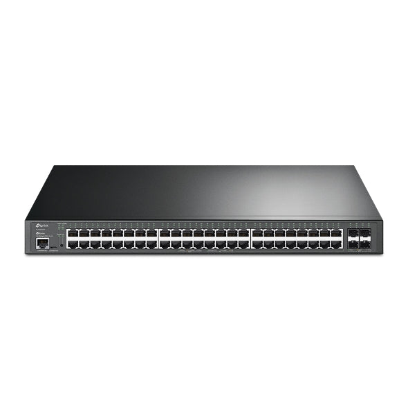 TP-Link SG3452XP Omada 48-Port PoE Gigabit L2 Managed Switch with 4 10GE SFP Slots, Integration with Omada SDN Controller,Static Routing, OAM, DDM,