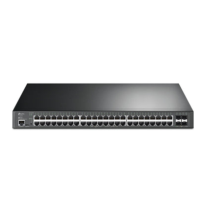 TP-Link SG3452XP Omada 48-Port PoE Gigabit L2 Managed Switch with 4 10GE SFP Slots, Integration with Omada SDN Controller,Static Routing, OAM, DDM,