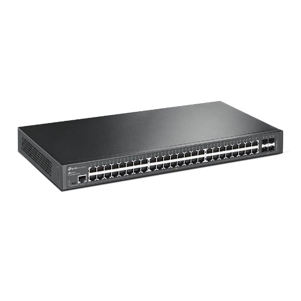 TP-Link SG3452 Omada 48-Port Gigabit L2 Managed Switch with 4 SFP Slots, Omada SDN, Centralised Mgt, Static Routing  (T2600G-52TS)