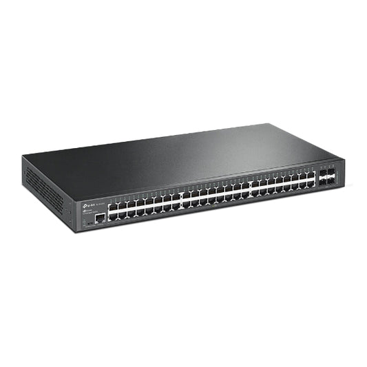 TP-Link SG3452 Omada 48-Port Gigabit L2 Managed Switch with 4 SFP Slots, Omada SDN, Centralised Mgt, Static Routing  (T2600G-52TS)