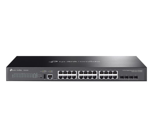 TP-Link SG5428X Omada 24-Port Gigabit Stackable Lite L3 Managed Switch with 4 10G Slots