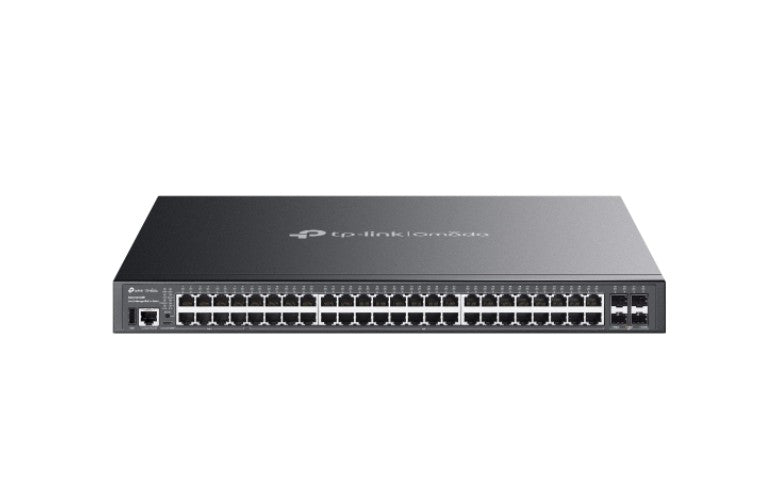 TP-Link SG5452XMPP Omada 48-Port Gigabit Stackable Lite L3 Managed PoE Switch with 4 10G Slots