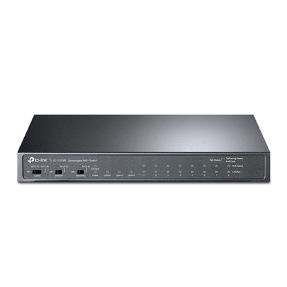 TP-Link TL-SL1311MP 8-Port 10 100Mbps  3-Port Gigabit Desktop Switch with 8-Port PoE, Extend Mode for 250m PoE Transmitting, Isolation Mode, PoE Aut
