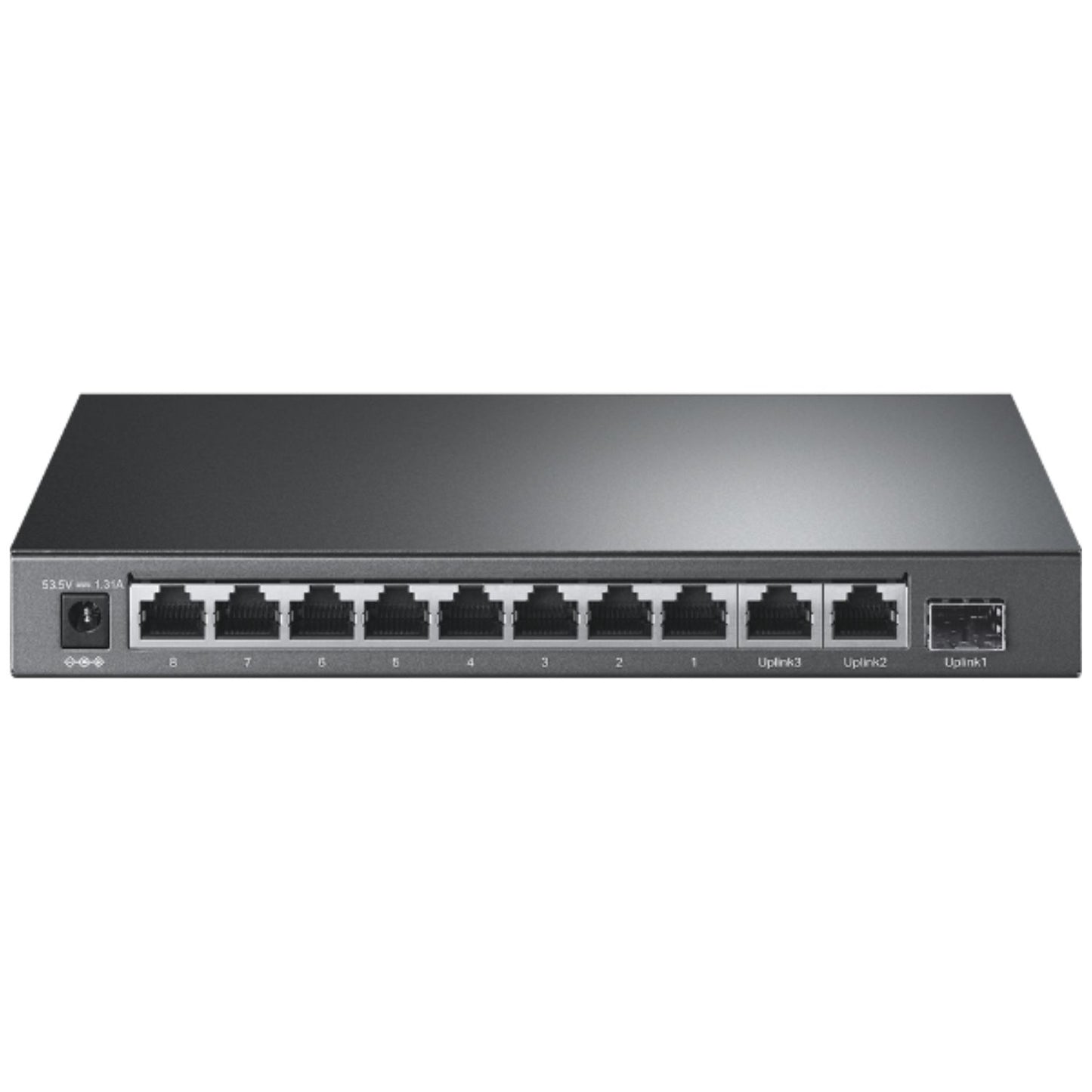 TP-Link TL-SL1311P 8-Port 10 100Mbps  3-Port Gigabit Desktop Switch with 8-Port PoE, Extend Mode for 250m PoE Transmitting, Isolation Mode, PoE Aut