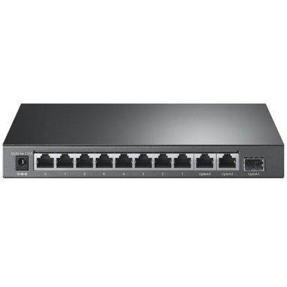 TP-Link TL-SL1311P 8-Port 10 100Mbps  3-Port Gigabit Desktop Switch with 8-Port PoE, Extend Mode for 250m PoE Transmitting, Isolation Mode, PoE Aut