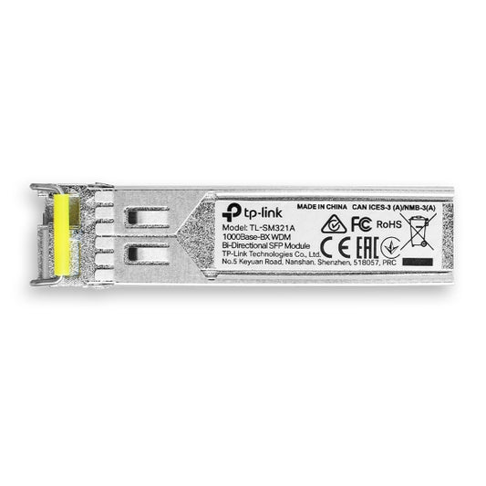TP-Link SM321A 1000Base-BX WDM Bi-Directional SFP Module, LC connector, TX:1550nm RX:1310nm, single-mode, 10km