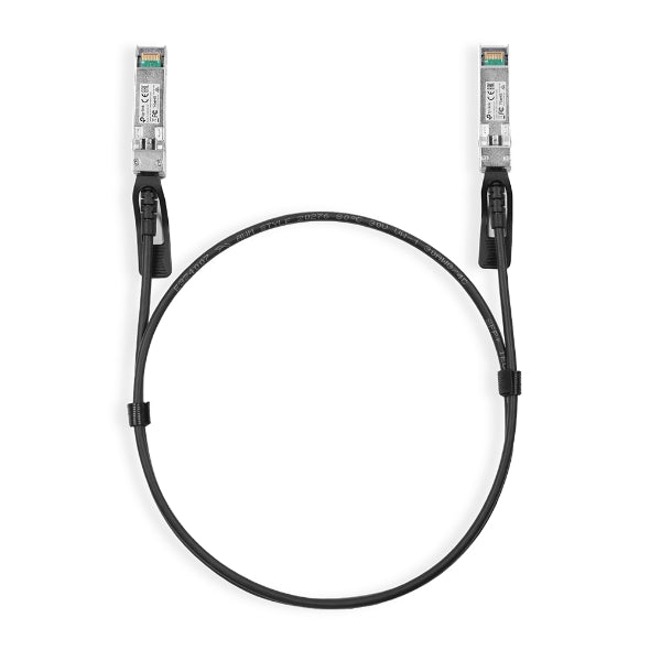 TP-Link TL-SM5220-1M 1 Meter 10G SFP Direct Attach Cable, Drives 10 Gigabit Ethernet, 10G SFP Connector on Both Sides (Replaces TXC432-CU1M)