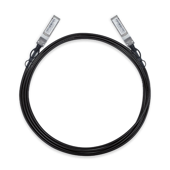 TP-Link SM5220-3M 3 Meter 10G SFP Direct Attach Cable, Drives 10 Gigabit Ethernet, 10G SFP Connector on Both Sides (Replaces TXC432-CU3M)