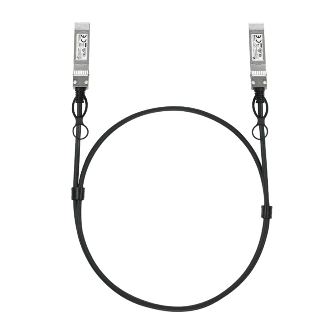 TP-Link SM6220-1M Omada 1 Meter 25G SFP28 Direct Attach Cable,  Up to 1 m Distance, Support data rate of 25Gbps and 10Gbps, Compatible with 25G SFP28