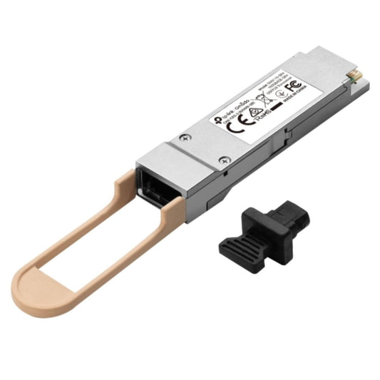 TP-Link SM9110-SR4 Omada 100GBASE-SR4 QSFP28 Transceiver, Dual Rate 103.125Gbps and 41.2Gbps, 850nm MMF (Multimode fiber), MTP MPO-12, 100m Distance
