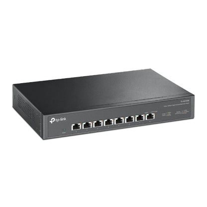 TP-Link TL-SX1008 8-Port 10G Desktop Rackmount Switch, 160Gbps, Intelligent Fan Noise adjustment, Metal Casing, Plug and Play