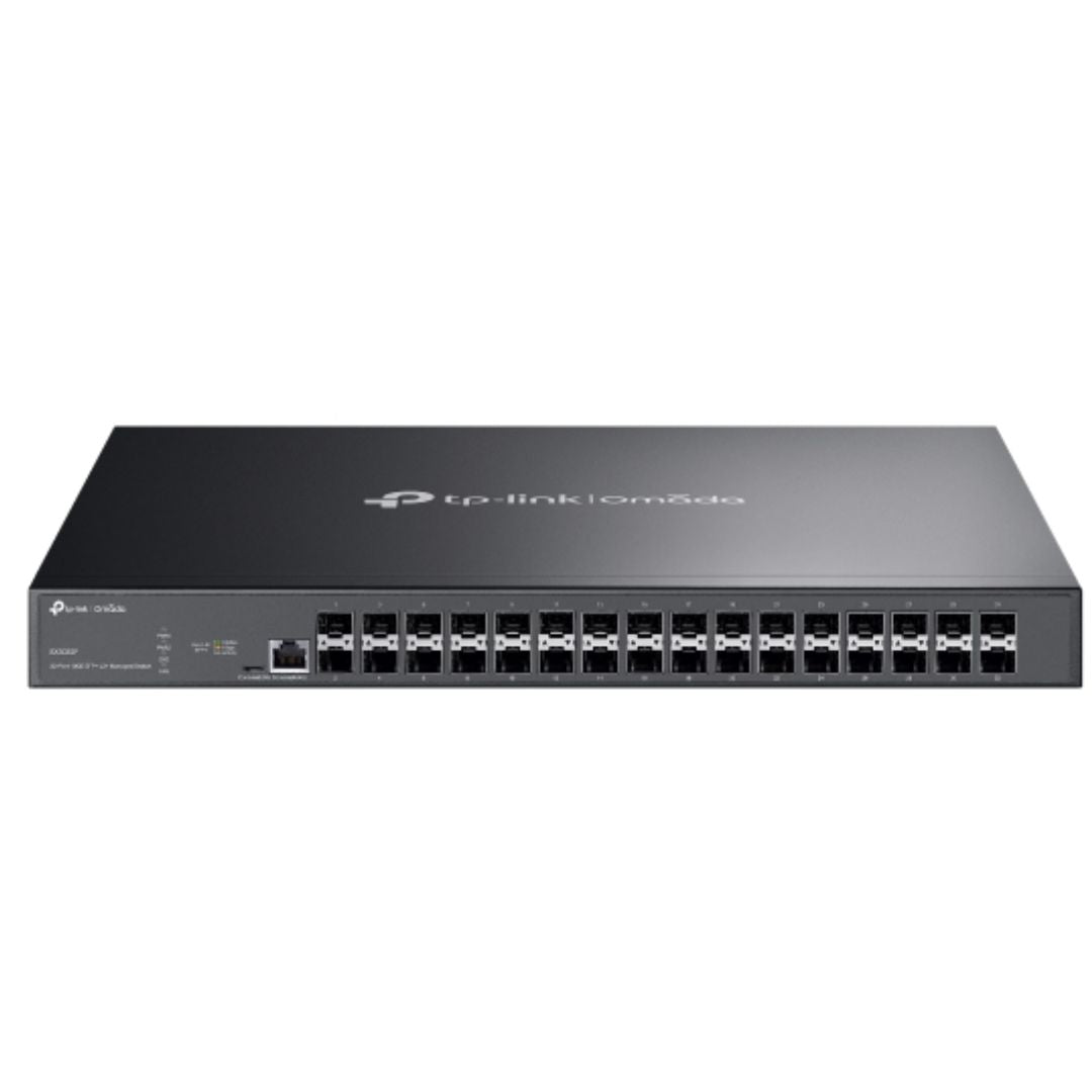 TP-Link SX3032F Omada 32-Port 10GE SFP L2 Managed Switch, 32 10G SFP Slots, RJ45 Micro-USB Console Port