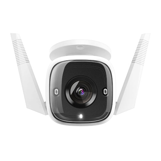 TP-Link TC65 Outdoor Security Wi-Fi Camera Ultra HD Video 3MP Definition, Wired Wireless, Night Vision, Alarm, Two-Way Audio Microphone, Voice Control