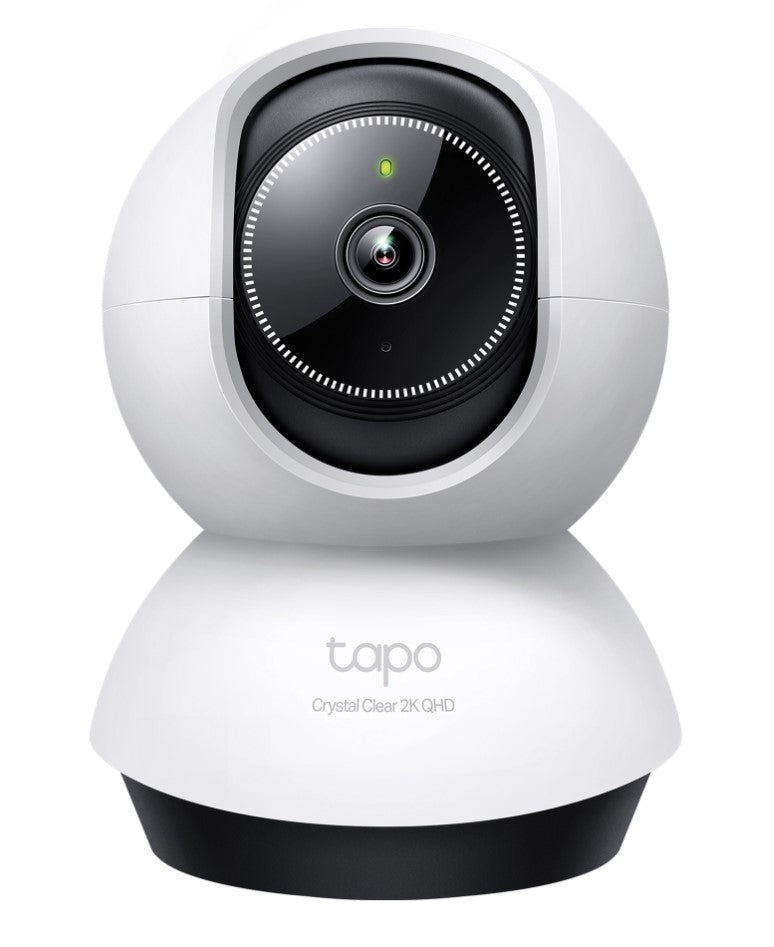 TP-Link TC72 Pan Tilt AI Home Security Wi-Fi Camera, 2K 4MP QHD, Two-Way Audio, Sound and Light Alarm, Smart AI Detection