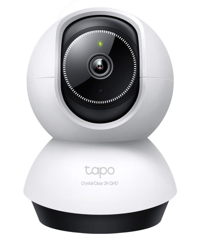 TP-Link TC72 Pan Tilt AI Home Security Wi-Fi Camera, 2K 4MP QHD, Two-Way Audio, Sound and Light Alarm, Smart AI Detection