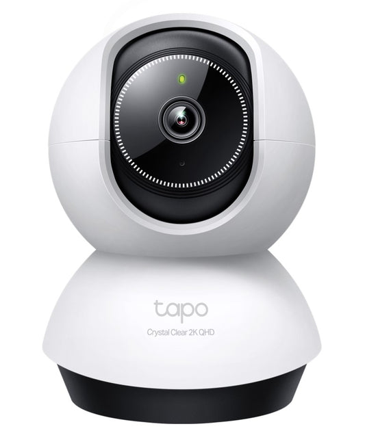 TP-Link TC72 Pan Tilt AI Home Security Wi-Fi Camera, 2K 4MP QHD, Two-Way Audio, Sound and Light Alarm, Smart AI Detection