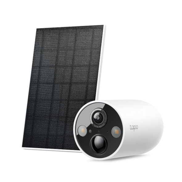 TP-Link TC85 KIT Solar-Powered Security Camera Kit, 2K QHD Live View
