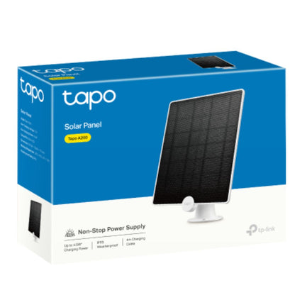 TP-Link Tapo A200 Tapo Solar Panel, Up to 4.5W Charging Power, 4M Charging Cable, 360 degree Adjustable Mounting Bracket