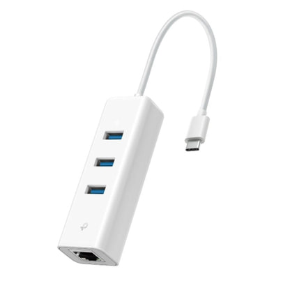 TP-Link UE330C USB 3.0 Type-C to Gigabit Ethernet Network Adapter with 3-Port USB 3.0 Type-A Hub