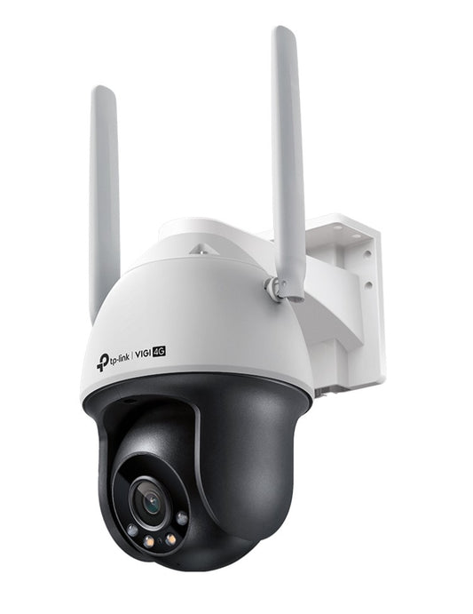 TP-Link VIGI 4MP C540-4G(4mm) Outdoor Full-Color 4G Pan Tilt Network Camera, 4mm Lens, 4G Mobile Networking, Automatic Tracking, 360 degree Monitoring: