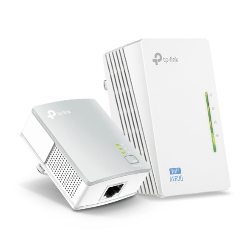 TP-Link TL-WPA4220 KIT 300Mbps AV600 Wi-Fi Powerline Extender Starter Kit 600Mbps HomePlug AV 300Mbps Wireless 2x100Mbps LAN 2.4GHz 802.11bgn 300m ran