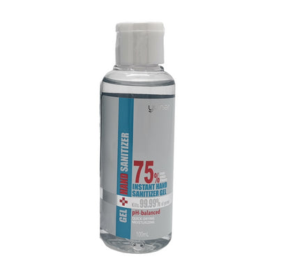 Yuner Gel Instant Hand Sanitiser Gel 100ml, 75pct alcohol, quick drying, moisturzing, squeeze bottle
