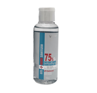 Yuner Gel Instant Hand Sanitiser Gel 100ml, 75pct alcohol, quick drying, moisturzing, squeeze bottle