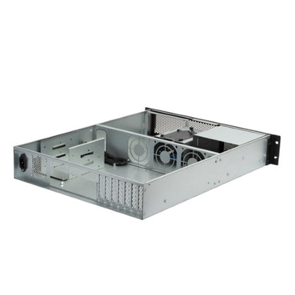 SilverStone RM23-502 2U dual 5.25 ft drive bay ATX rackmount industrial storage server chassis with USB 3.1 Gen1 interface