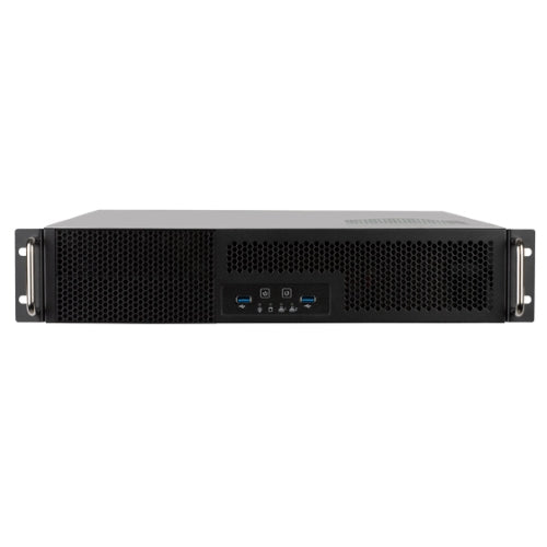 SilverStone RM23-502 2U dual 5.25 ft drive bay ATX rackmount industrial storage server chassis with USB 3.1 Gen1 interface