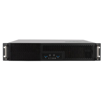 SilverStone RM23-502 2U dual 5.25 ft drive bay ATX rackmount industrial storage server chassis with USB 3.1 Gen1 interface