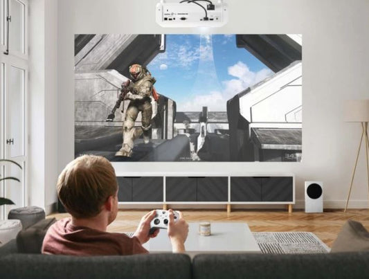ViewSonic PX749-4K, Long Throw True 4K, 4.2ms  240hz refresh rate, up to 300 ft display, 4,000 ANSI Lumens 4K, HDR, USB-C, Professional Projector