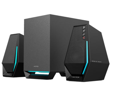 Edifier G1500 MAX 2.1 Wireless Gaming Speakers - 2.5 ft full range speaker driver unit and equipped with a 4 ft subwoofer for optimum bass