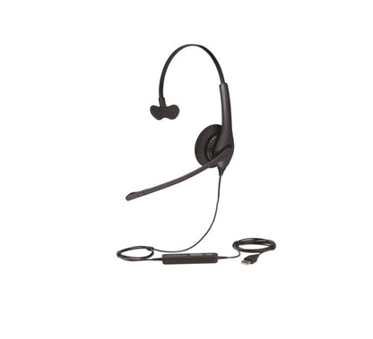 Jabra Biz 1500 Mono USB-A Corded Headset, Professional. Affordable, Durable, Noise-Cancelling, HD Voice, All-Day Comfort, Plug  Play