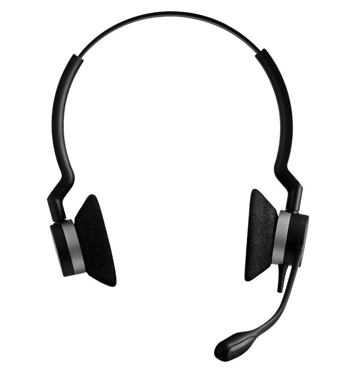 Jabra Biz 2300 Duo UC USB-C Corded Headset, HD Voice, Air Shock Microphone, Freespin, Talk in Comfort, Wired Headsets, PeakStop