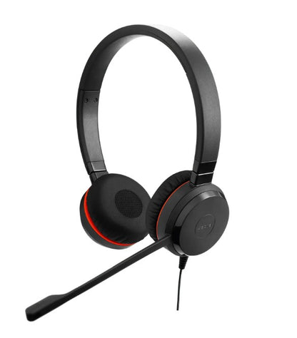 Jabra Evolve 30 II, USB C A Mono UC, Great calls and music,  Plug-and-play connectivity, Manage calls easily, Flexible connectivity via 3.5 mm jack