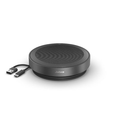 Jabra Speak2 75 w. Link 380c UC USB-A Link Dongle -USB-A and USB-C Integrated Cable USB  Bluetooth, Speakerphone, 32 Hours of Wireless Use