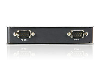Aten Serial Hub 2 Port USB to RS232 Converter w  1.8m cable, Supports Hot-Swapping  Plug and Play