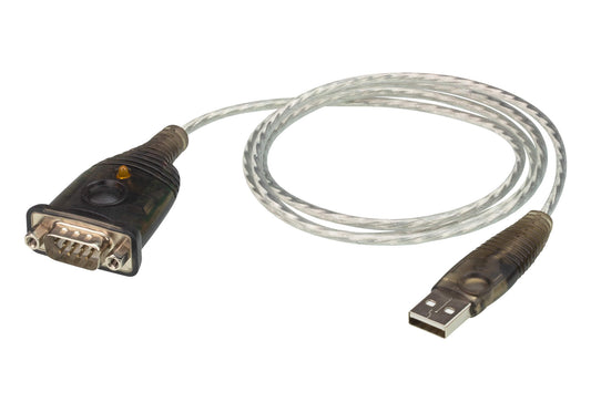 Aten USB to RS232 converter with 1m cableï¼921.6 Kbps Transfer Rate, Compatible with Windows, Mac, Linux