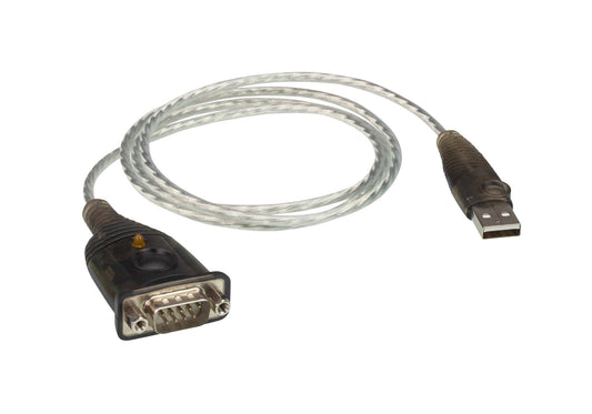 Aten USB to RS232 converter with 1m cableï¼921.6 Kbps Transfer Rate, Compatible with Windows, Mac, Linux