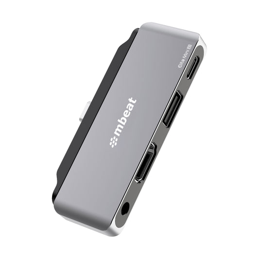 (LS) mbeat  Elite Mini 4-In-1 USB-C Mobile Hub for iPad Pro, USB-C Tablet  Laptop Notebook (LS MB-UCD32-U7)