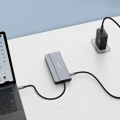 mbeat Elite X14 Triple 4K Display Multi-Port USB-C Hub USB-C 3.2 Gen 2  1, Supports USB-C DisplayPort 1.4 (DP-Alt Mode)  HDMI 2.0 Version  2, Max.