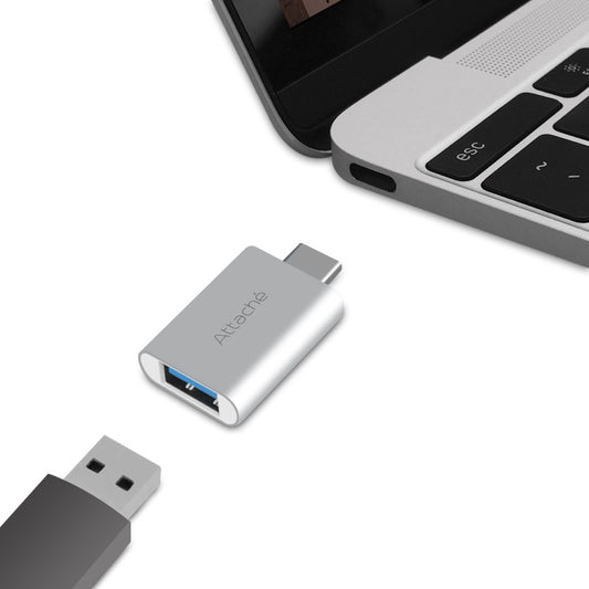 mbeat  Attach USB Type-C To USB 3.1 Adapter - Type C Male to USB 3.1 A Female - Support Apple MacBook, Google Chromebook Pixel and USB -C Device