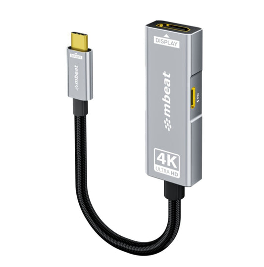 mbeat Tough Link USB-C to HDMI Adapter with 100W PD - Space Grey  5V-20V 5A, 100W PD  Up to 4K (3840 x 2160)  60Hz