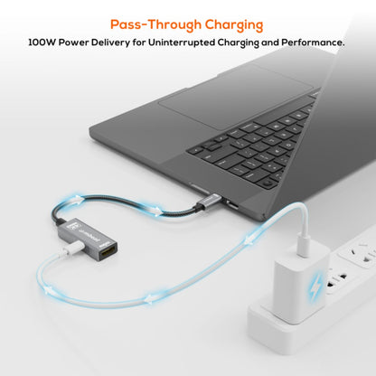 mbeat Tough Link USB-C to HDMI Adapter with 100W PD - Space Grey  5V-20V 5A, 100W PD  Up to 4K (3840 x 2160)  60Hz