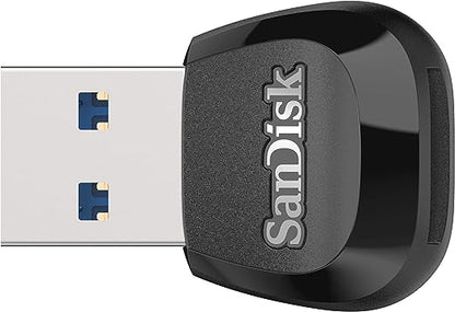 Sandisk MobileMate USB 3.0 Reader  microSD card reader   speeds up to 170 MB s  USB-A 2-year limited warranty