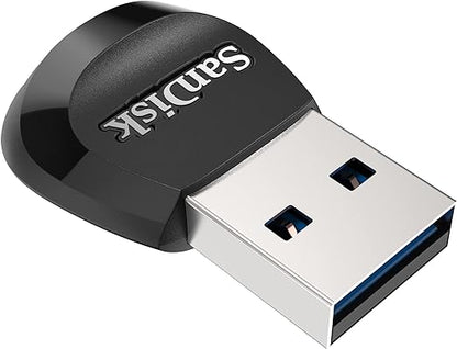 Sandisk MobileMate USB 3.0 Reader  microSD card reader   speeds up to 170 MB s  USB-A 2-year limited warranty